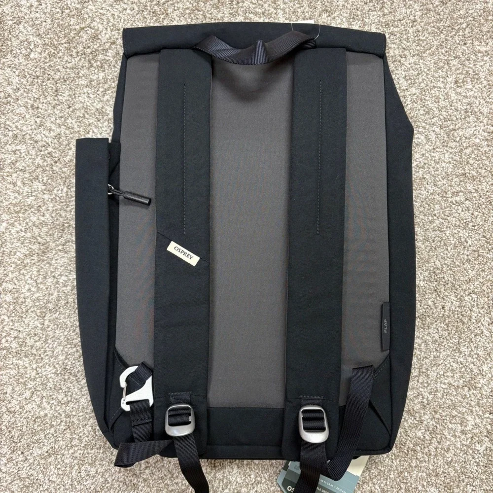 NEW Osprey Arcane Flap Pack 14L Unisex OS Black Laptop Backpack Sustainable